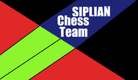The flag of the siplian chess team.