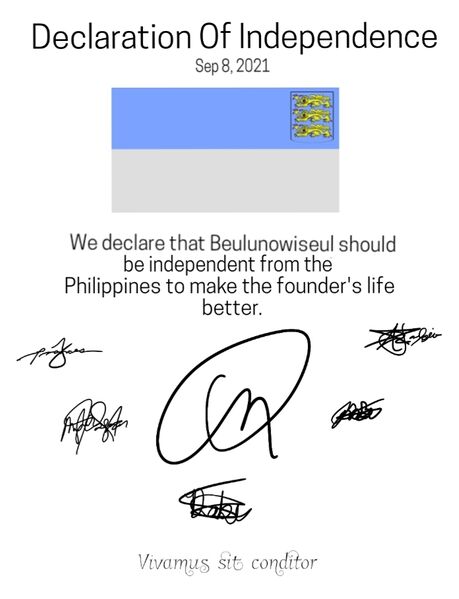 File:Beulunowiseul's Declaration Of Independence in Sep 7, 2021.jpg