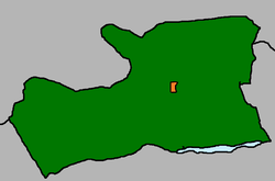 Map indicating location of Hasanistan and Konraq