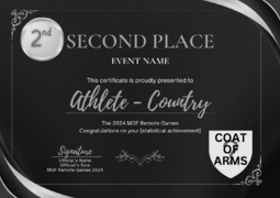Second Place Award