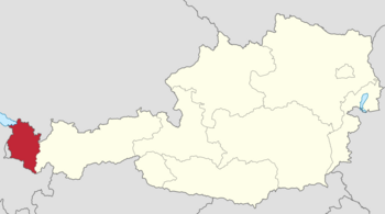 Location of Republic of Voralberg