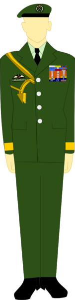 File:Uniform of John I in His Royal Army (Service), June 2018.svg