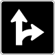 R4d Right turn and through lane