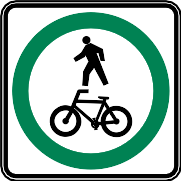 File:Quebecois road sign - Shared Path.svg