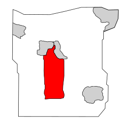 Castle City (in red) in the state of Harmony South