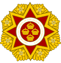 Order of the Crown of the Realm of Elizabeth City - Grand Cross - Badge.svg
