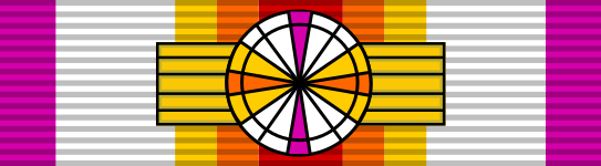 File:Ribbon bar of a Knight Grand Cross of the Order of Fidelity and Patriotism.svg