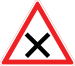 Crossroads with right of way from the right
