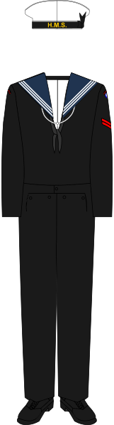 File:Uniform of a Leading seaman.svg
