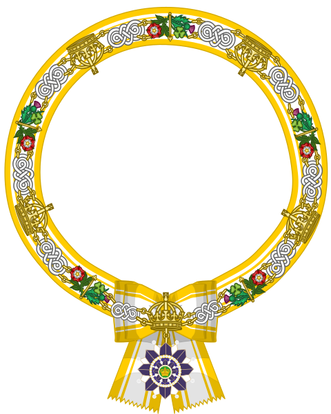 File:Royal Family Order of the Crown of Queensland -Grand Cross with Collar - Riband.svg