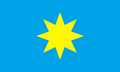 A blue flag designed in August 2022, once used as royal standard.