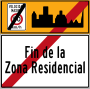 End Residential Zone Speed Limit