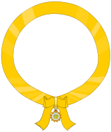 Riband of the Order of the Sanghamitra.svg
