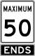 R1b Speed restrictions end