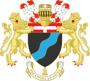 Coat of Arms of the current Duke of Ceneda Andrea Grava