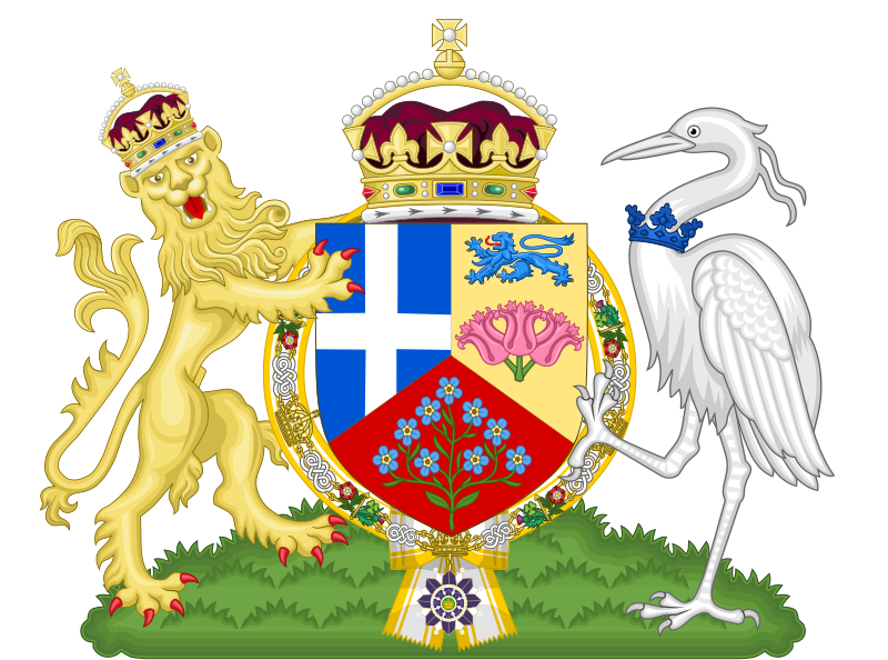 File:Princess Juliana, Duchess of Beauclerk - LGCRFQ - Coat of Arms.svg