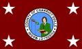 Charriot'sVille Gubernatorial Standard with outdated motto.svg