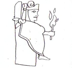 Artistic depiction of Barry I as Olcut III