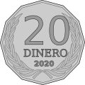 20 Dinero Coin.svg