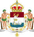 Coat of arms with the Royal Order of the Sovereigns