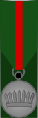 File:Medal of the Army Service Medal, court mounted.svg