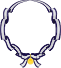 Riband of the Order of Christina I.svg