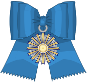 Dame's Insignia of the Commander of the Order of the Lotus.svg