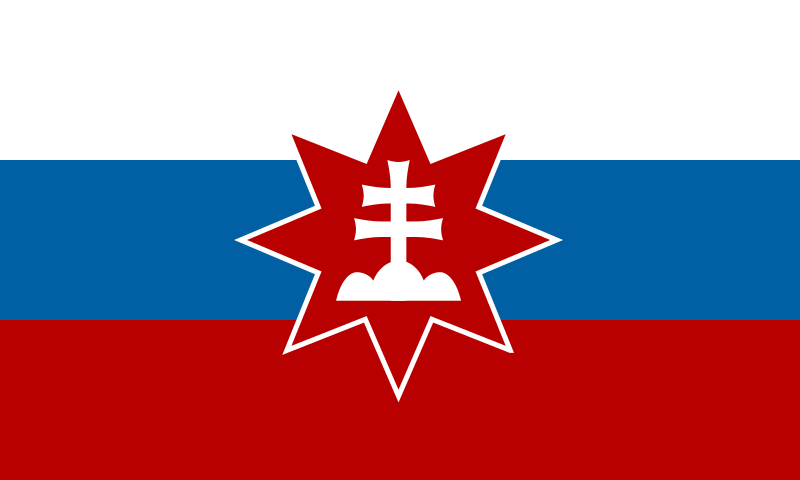 File:Flag of the Snagovian Slovak minority.svg