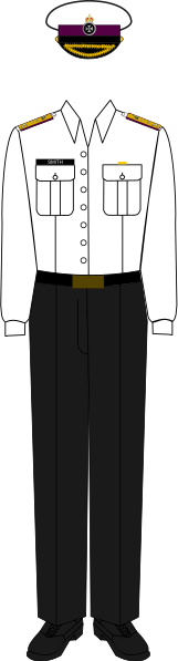 File:The 1st Marchioness Smith in Service Dress (Summer without tie).svg
