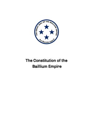 Constitution of the Baillium Empire