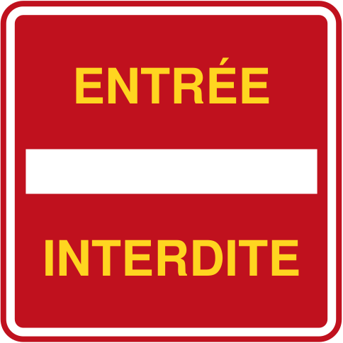 File:Do not Enter Quebec sign.svg