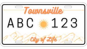 Townsville (1) license plate.png