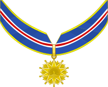 Neck badge of the Royal Vishwamitran Order of Merit