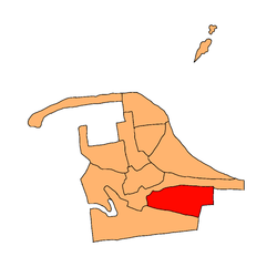 Location of Mintaqat al'uma