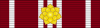 Ribbon bar of the Distinguished and Long Service Medal (Vishwamitra) - 1 rosette.svg