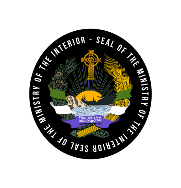 File:Seal of the Ministry of the Interior of Roscamistan.png