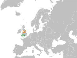 Map indicating locations of Norton and Aenopia