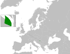Map of Cristus in the Balkans.
