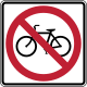 O4e No bicycles
