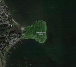 Location of Roscami Rhode Island