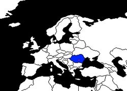 Romanian Empire's location