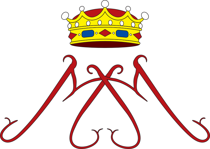 File:Royal Monogram of Duchess Maria I of Sancratosia.svg