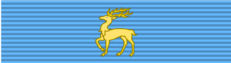 File:Royal Order of Gold Deer - ribbon.svg