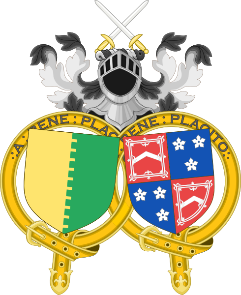 File:Conjugal arms of Sir Robert Garsnell.svg
