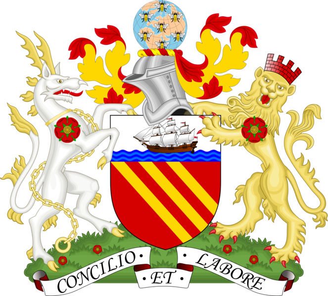 File:Coat of Arms of Manchester.png