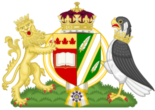 Margaret,Duchess of Strathearn and George - LGRFQ - Coat of Arms.svg