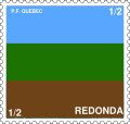 One half cent (Redonda)