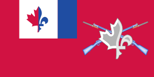 Flag of the Québécois Army Service