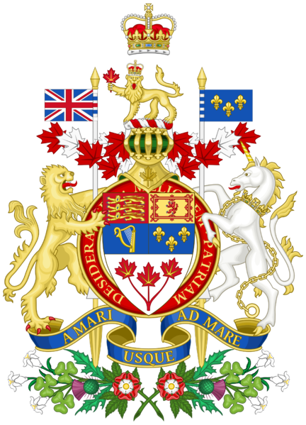 File:Coat of arms of Canada rendition.svg
