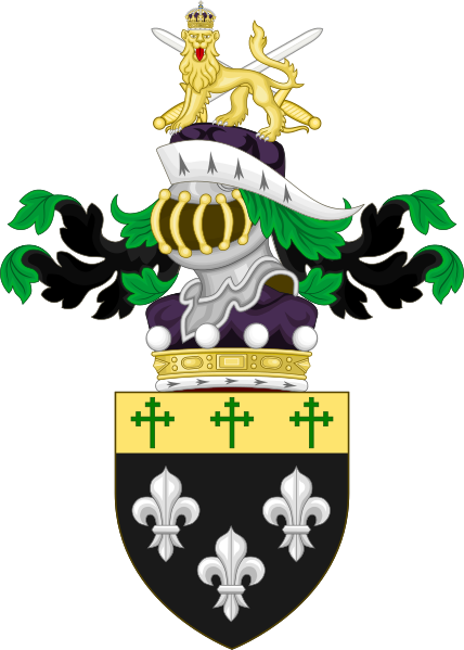 File:Coat of arms of the Baron of Kingston.svg